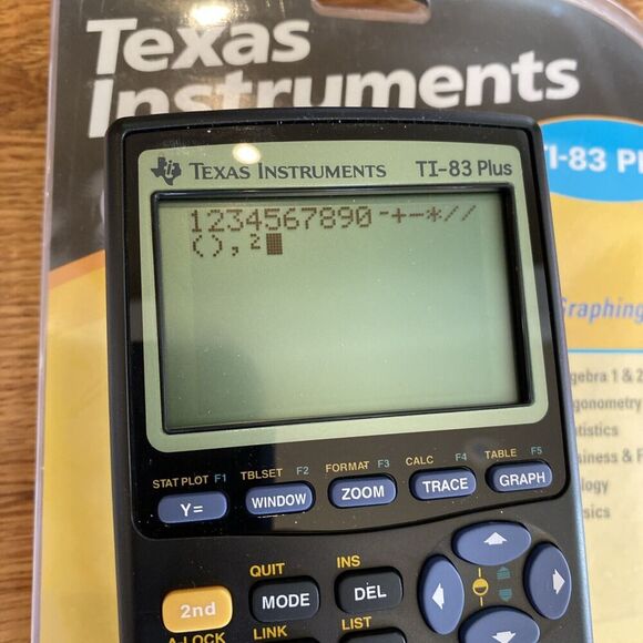 Texas Instruments TI-83 Plus Graphing Calculator w/ Protective Case Complete! - Picture 3 of 7